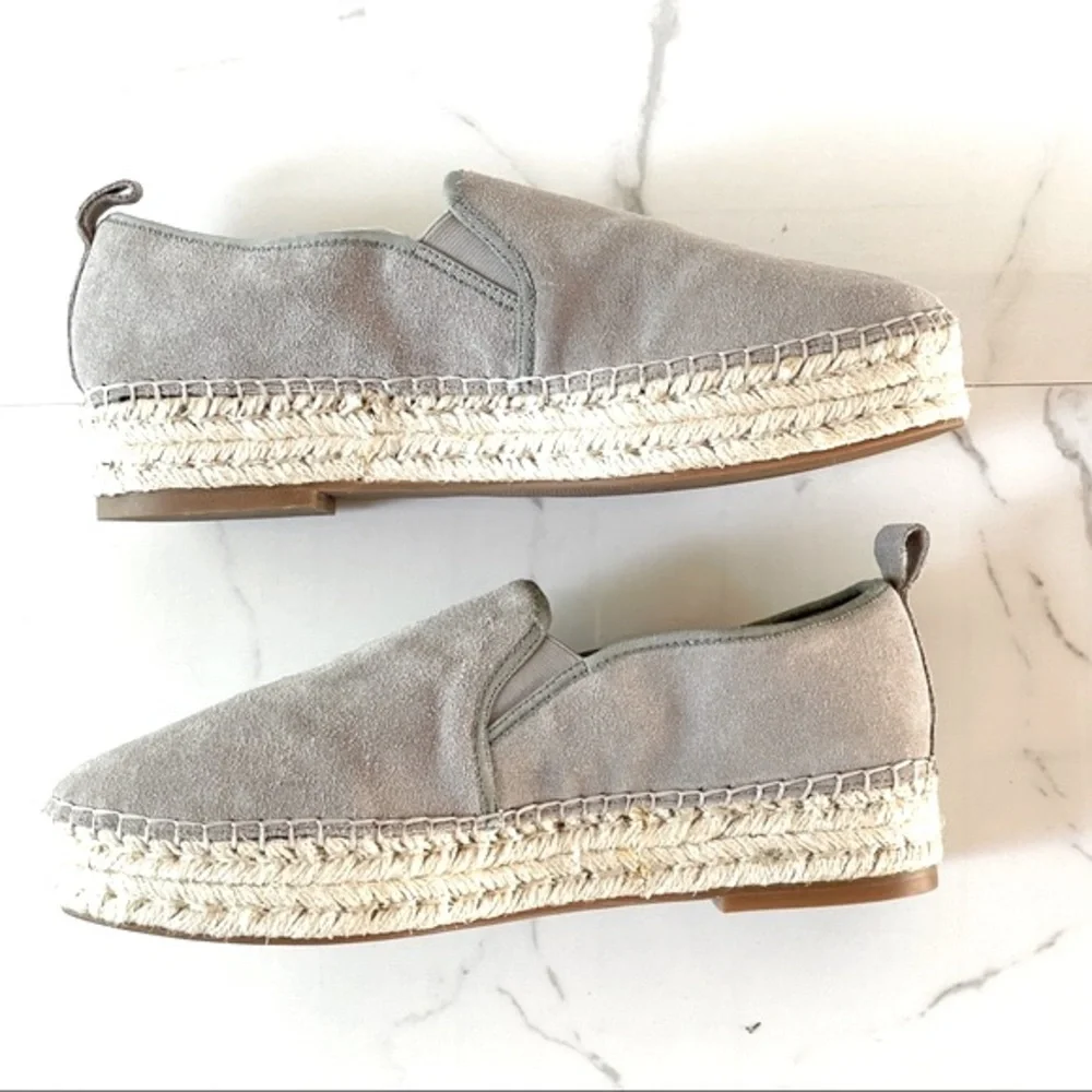 Blondo Basha suede leather espadrille 9.5 waterproof
